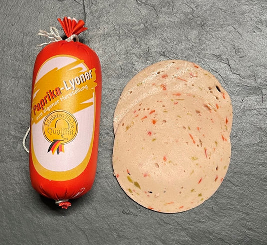 Veganer Paprika Aufschnitt